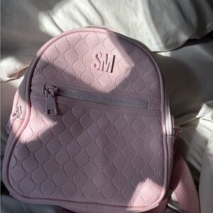 Pink Quilted Women's Backpack